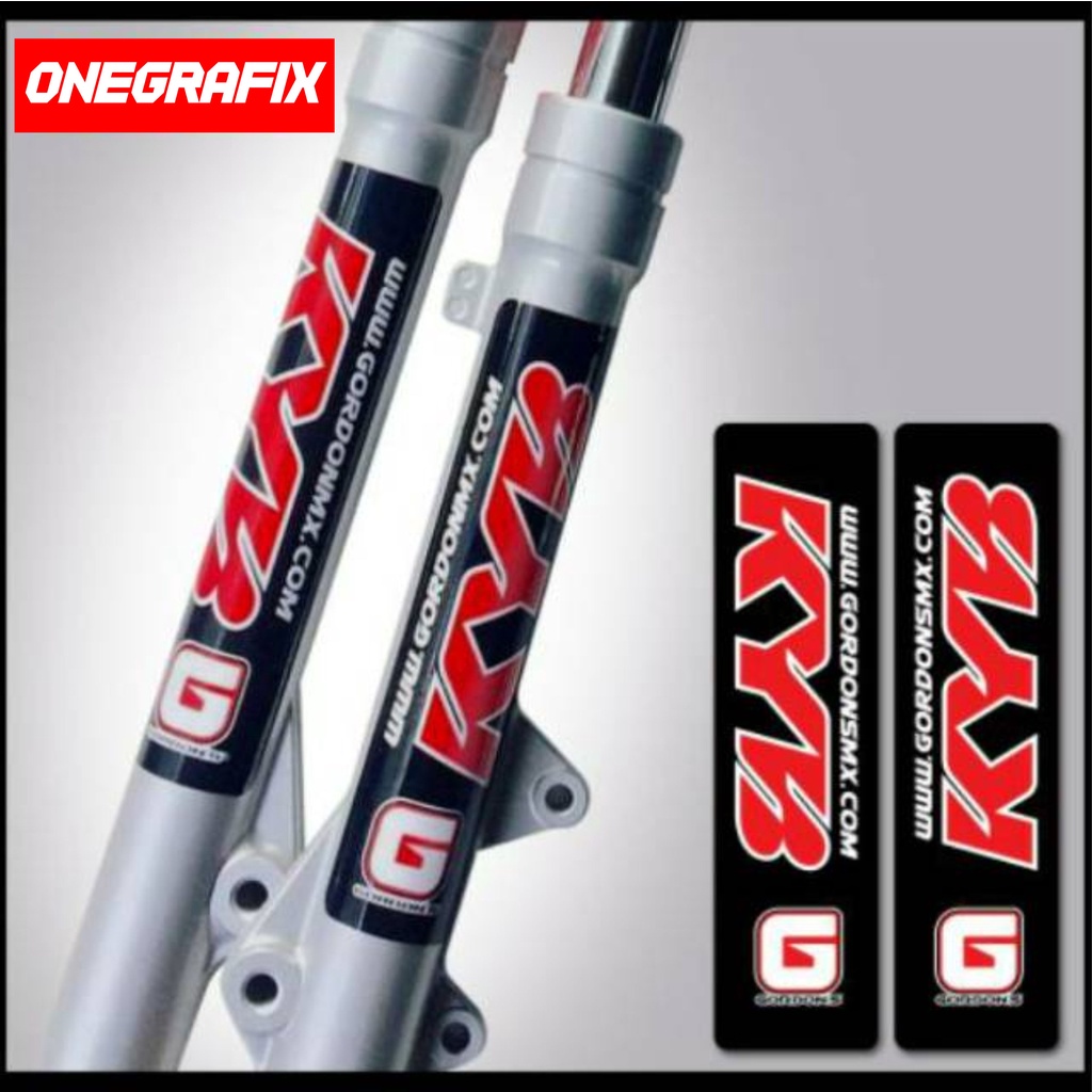 sticker shock kyb shock depan klx wr155 crf Teleskopik dan usd premium