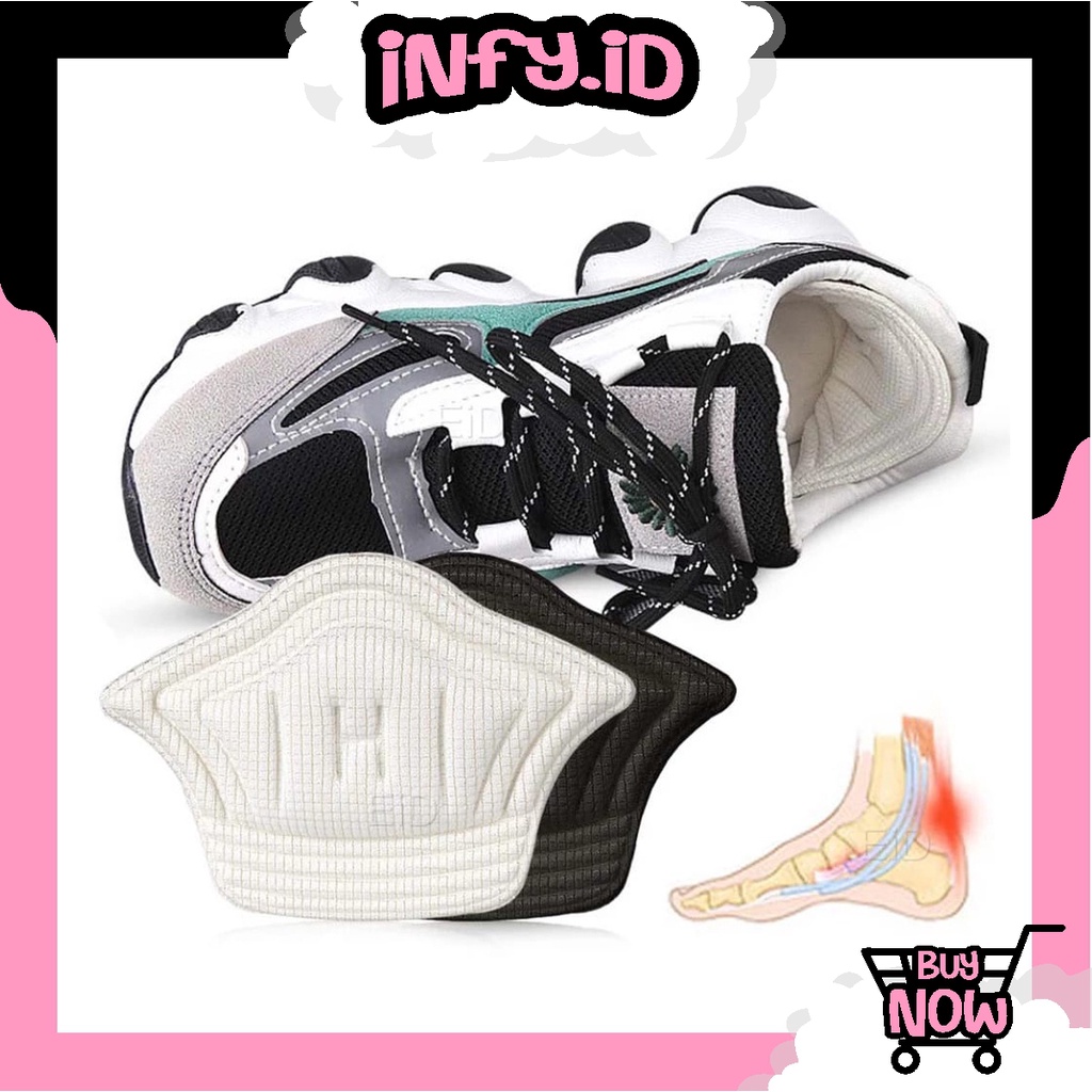 INFY - R643 GANJALAN SEPATU SNEAKERS KEBESARAN INSOLE ANTI TUMIT LECET INSOLE SNEAKERS