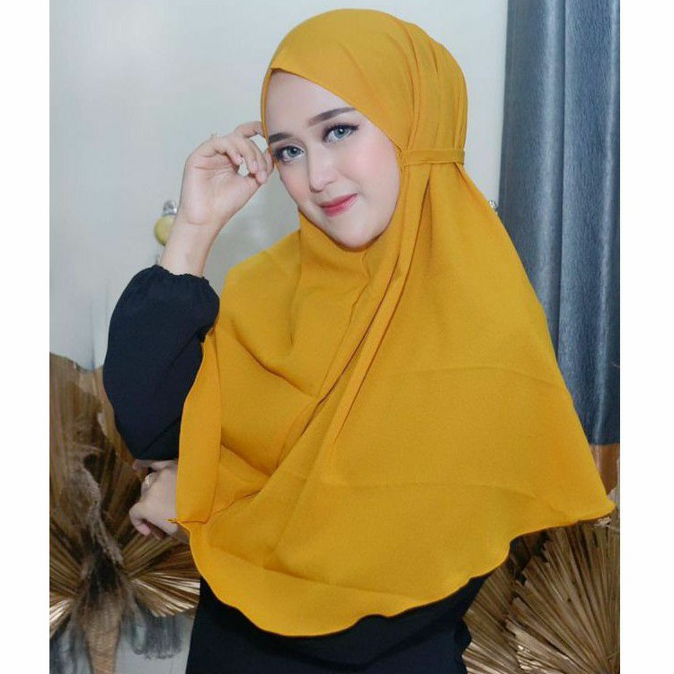 hijab Bergo maryam nonped diamond