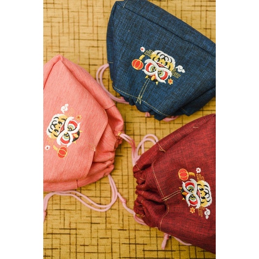 

Souvenir anak Pouch Serut Hamperr Ulang Tahun Tigersai Goodie Bag