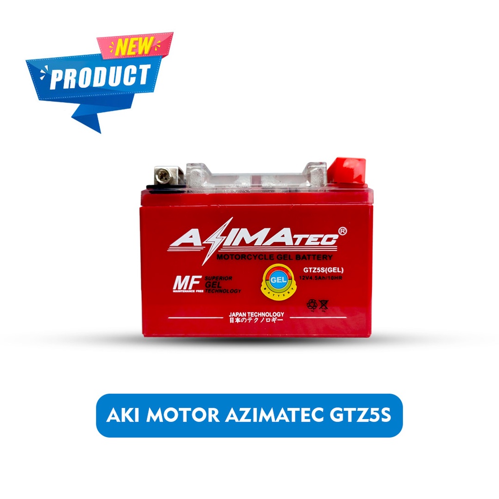 Aki Motor Azimatec GTZ5S Technology GEL