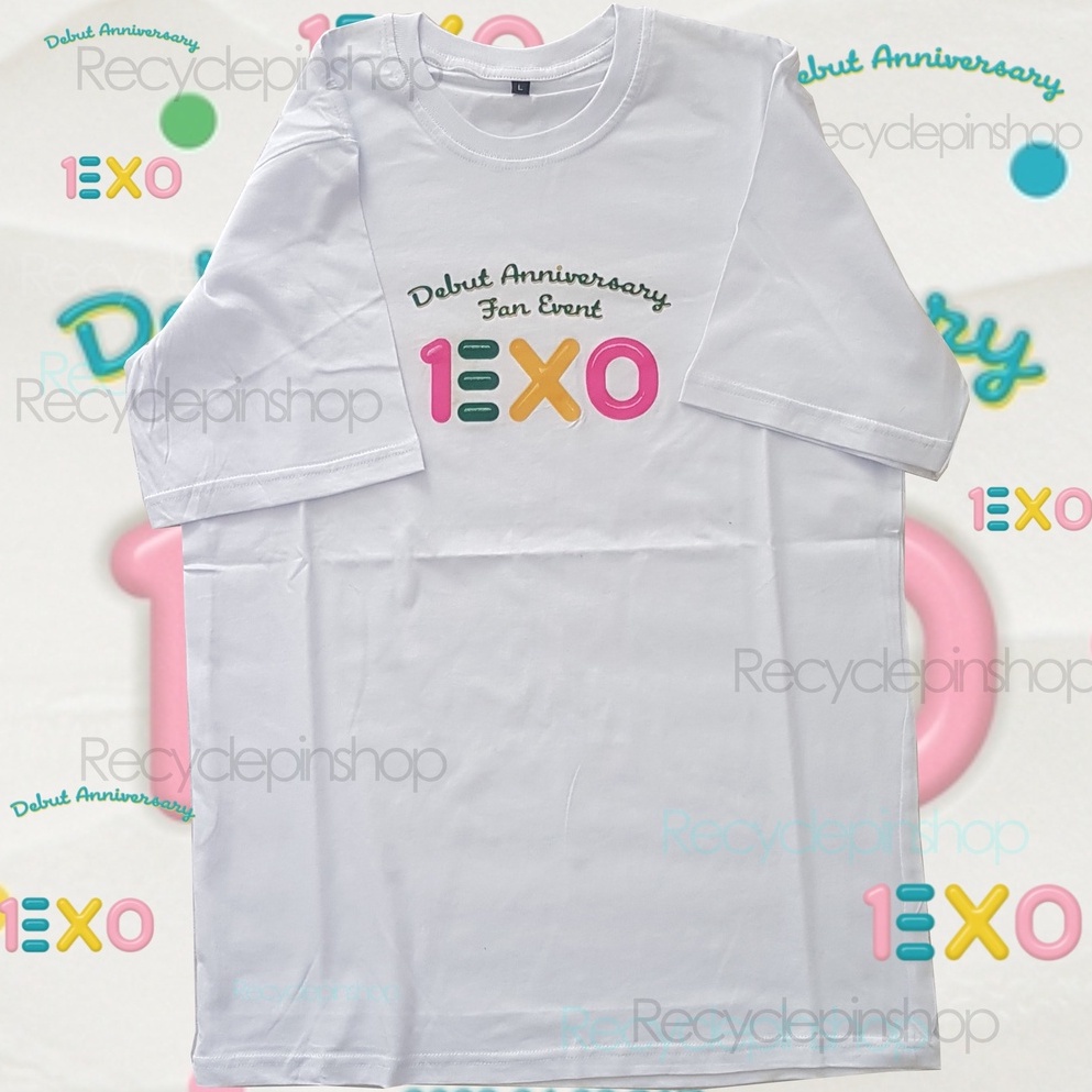 KAOS EXO DEBUT ANNIVERSARY FAN EVENT 2022 EXO T-SHIRT kpop