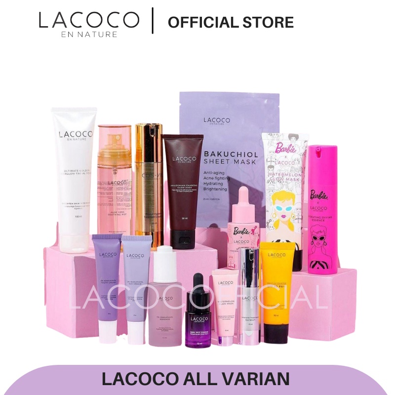LACOCO ALL VARIAN / LACOCO SKINCARE / LACOCO EN NATURE / WATERMELON GLOW MASK / DARKSPOT ESSENCE / B