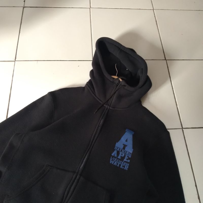 Ziphoodie bape a bathing ape second bekas
