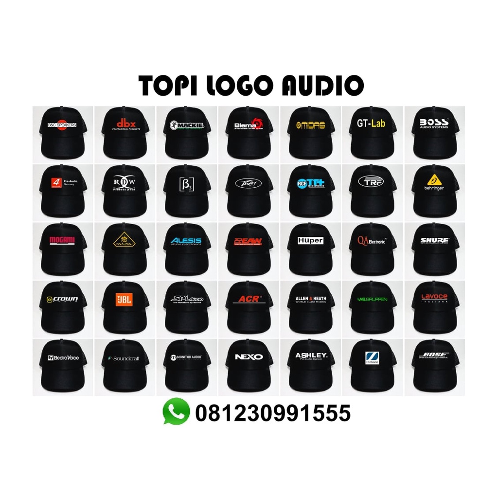 TOPI JARING LOGO AUDIO NEXO