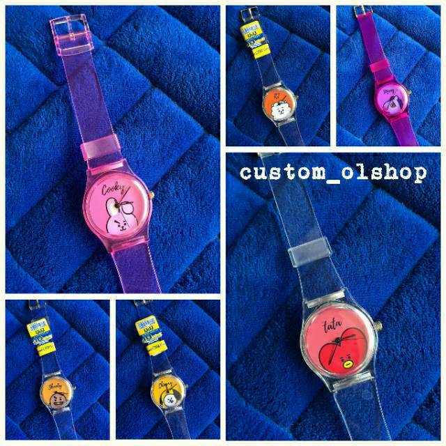 Custom Jam Tangan BT21/ BTS
