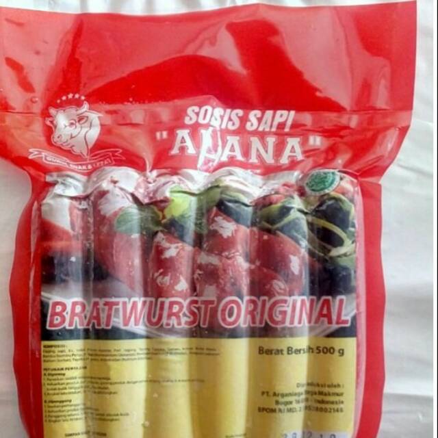 

Alana sosis sapi original 500 gr jumbo isi 6