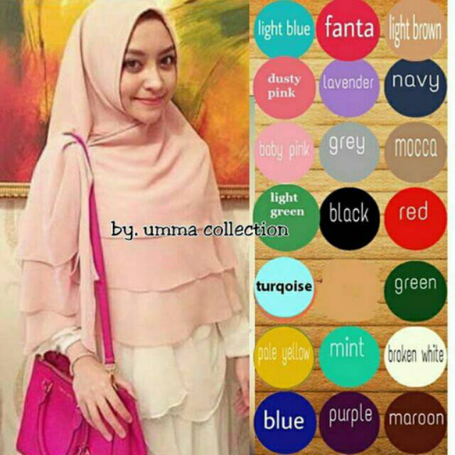 Khimar 2 layer