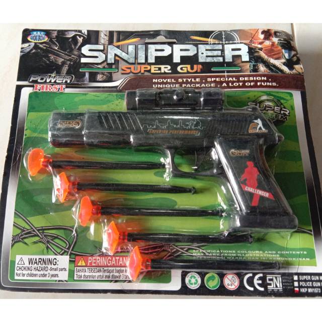 HKP MD1573 Ready stock pistol peluru karet mainan tembak tembakan sniper super gun toys hot sale