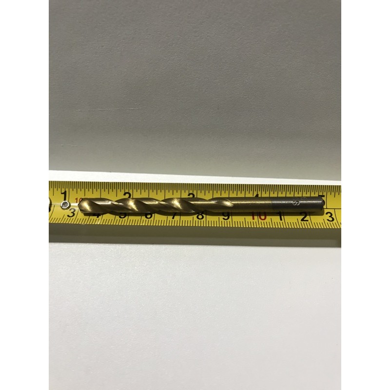 Mata Bor Besi ATS 6mm Kuning - HSS TiN Coated Fully Ground Twist Drill Bits 6 mm