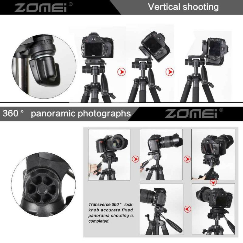 Zomei Professional DSLR Tripod Pan Head 360 Panoramic