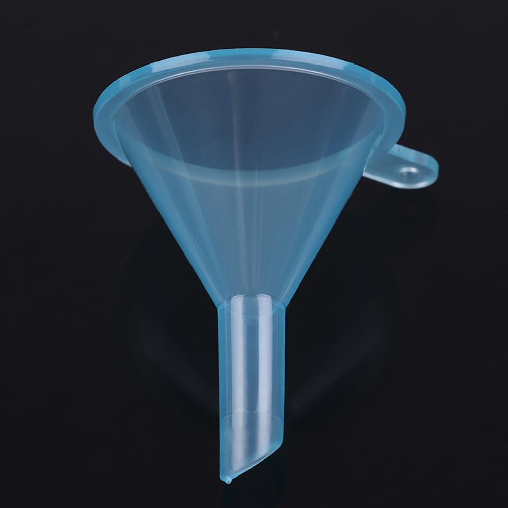 Corong Mini Agustina Plastik Ringan Untuk Botol Diffuser Parfum Alat Transfer Cairan Bubuk Filter Funnels