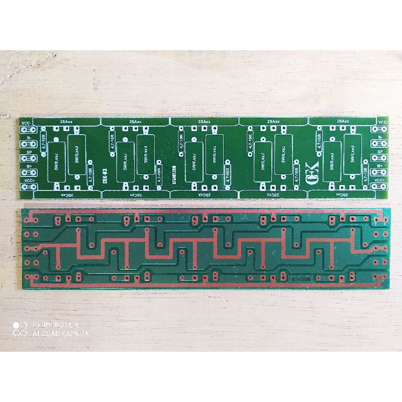 PCB Transistor Final NJW atau Toshiba