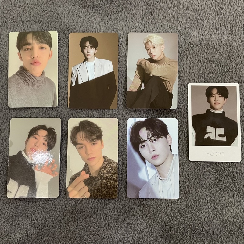 TRADING CARD INCOMPLETE SEVENTEEN // HOSHI SCOUPS JEONGHAN SEUNGKWAN VERNON JOSHUA