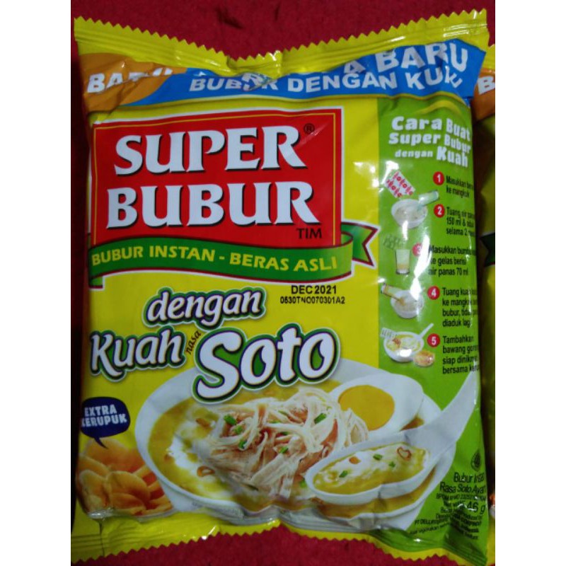 

SUPER BUBUR KUAH