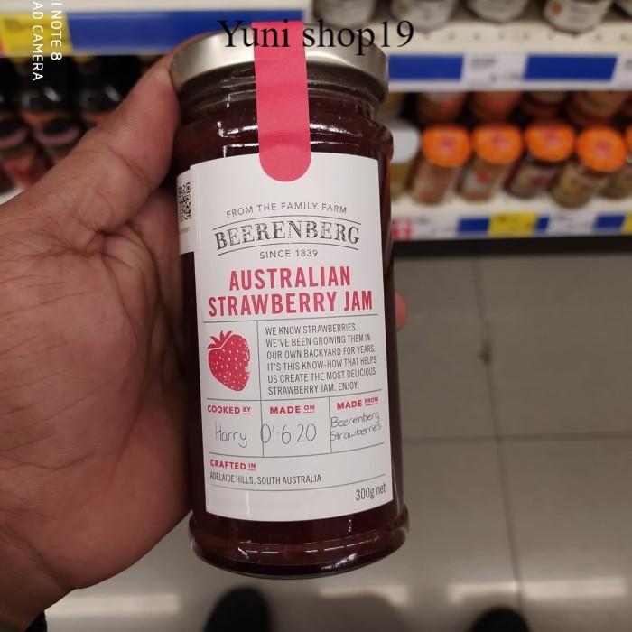 

selai berengberg australian strawberry jam 300gr