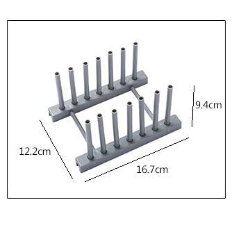 Rak piring plastik serbaguna