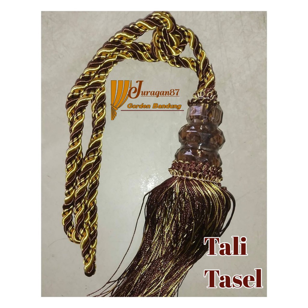 [HUSNA COLLECTION] Tassel Cristal / Tali Gorden Kristal / Tali Pengait Gorden