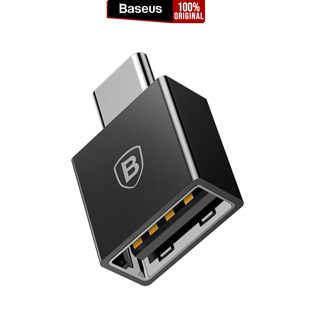 

Type C to USB Adapter Converter Baseus Exquisite Konektor Adaptor