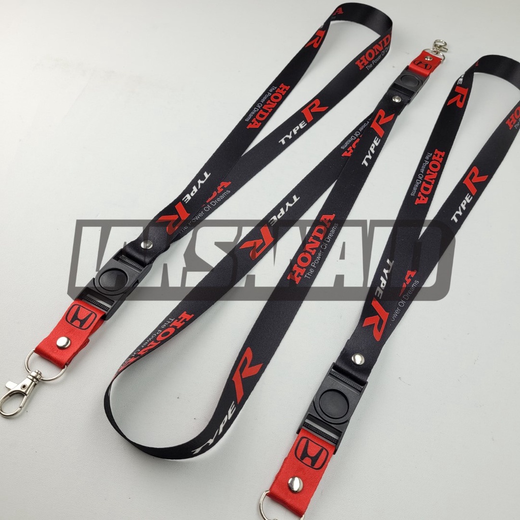 

LANYARD TALI ID CARD HONDA TYPE R HONDA MOBIL PLUS HOLDER