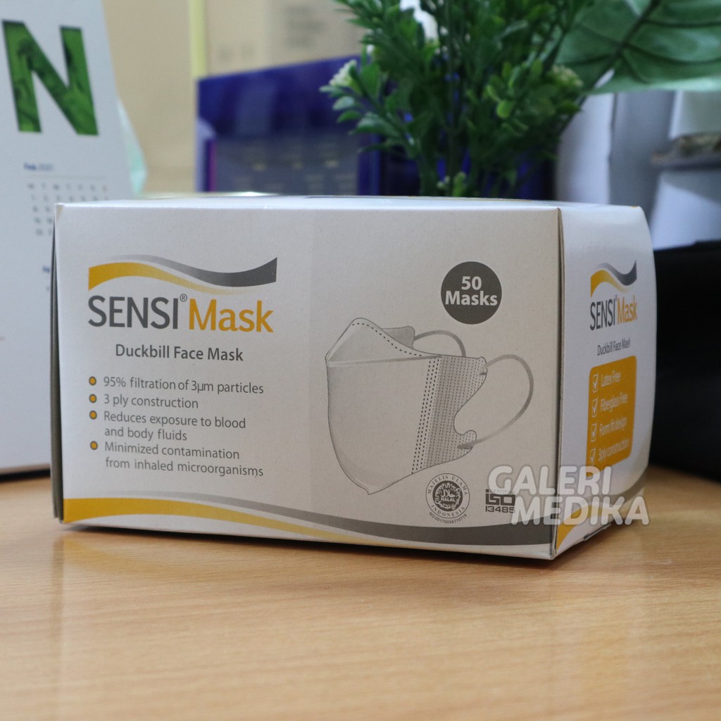 Sensi Mask / Masker Duckbill 3 ply Isi 50 pcs