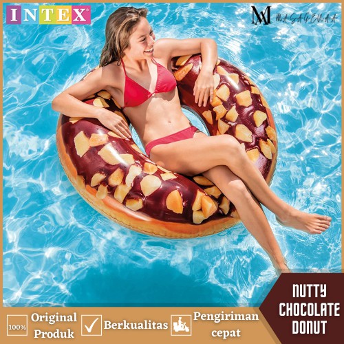 Ban Floaties Pelampung Renang Berenang Donat Donut Bulat Anak Dewasa Besar Karakter Lucu Intex Murah