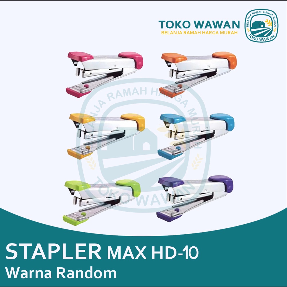 

Stapler / Alat Staples MAX HD-10 Tokyo Design Ukuran Kecil