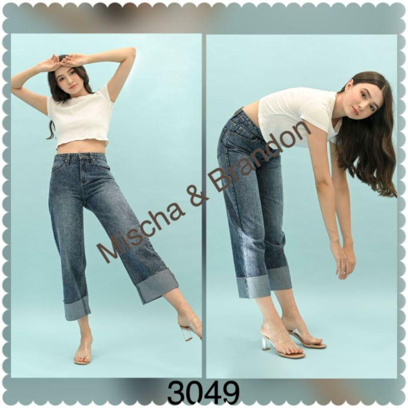 KULOT JEANS STIK BALIK MISCHA &amp; BRANDON ORIGINAL SIZE 27-34