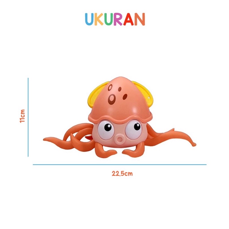 MAINAN GURITA OCTOPUS / Kepiting / Crab Bath Toys / mainan murah