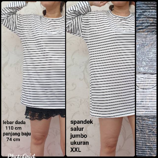 BH 521 Spandek salur JUMBO ukuran XXL.wanita masa kini