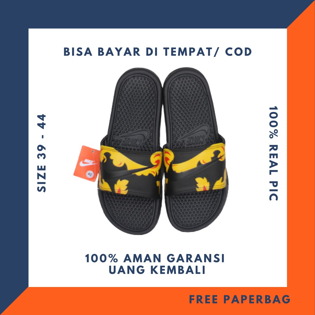 Sandal | Sendal Slide Selop Slop on Karet Nike Pria Wanita | C12