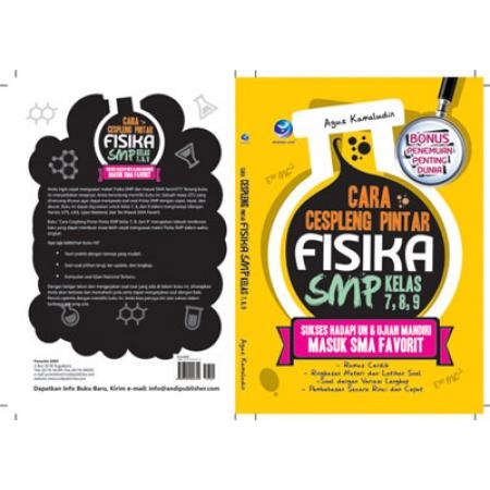 Buku Cara Cespleng Pintar Fisika SMP Kelas 7,8,9, Sukses Hadapi UN & Ujian Mandiri Masuk SMA Favorit
