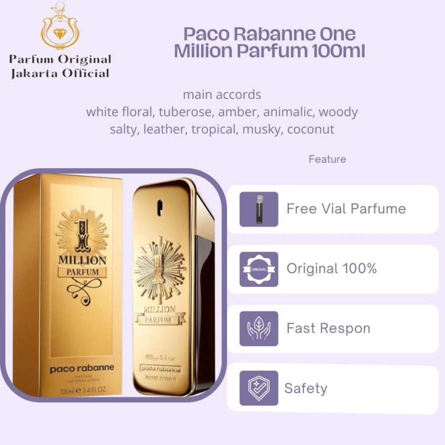 Parfum Parfume Perfume Asli Perawatan Kecantikan Original Import Branded Pria Laki Laki Cowok Paco R