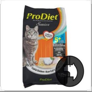Prodiet Senior Cod & Chicken 1.25kg - Cat Food