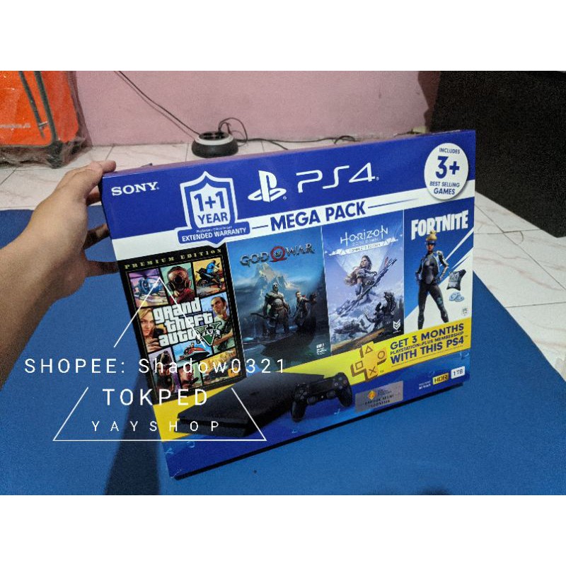 [Garansi Sony] Playstasion 4 Pro Slim 1tb ps4 second preloved 1000gb 2022 bukan ps5 bukan ps3