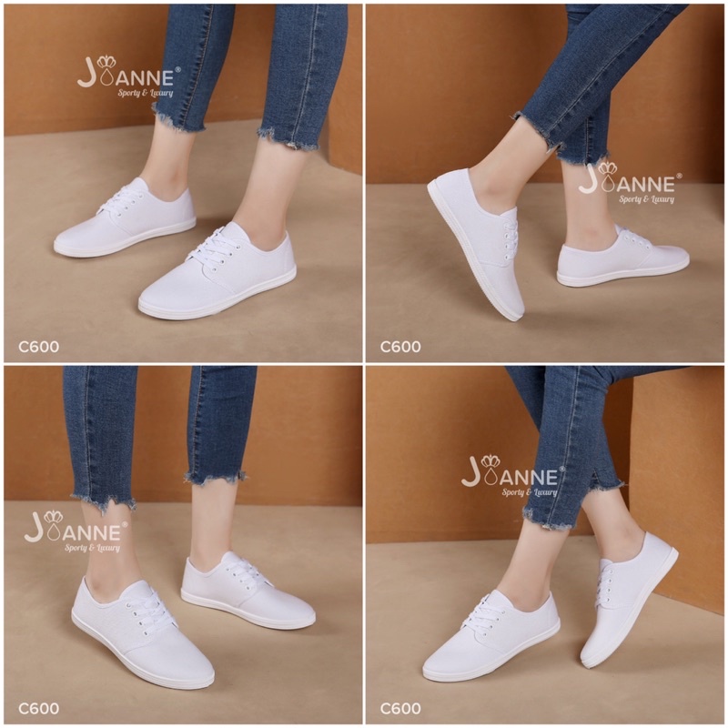 SALE! [ORIGINAL] JOANNE Casual Flyknit Flat Shoes Sepatu Wanita #C600