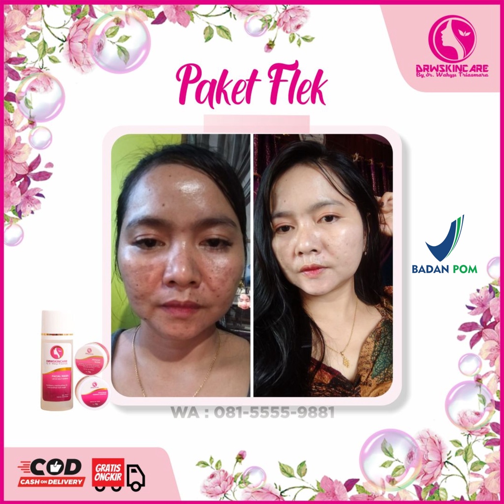 DRW Skincare Original Paket Kecantikan Cream Flek Glowing / Paket Acne / Radiant Glow / Paket Glowin