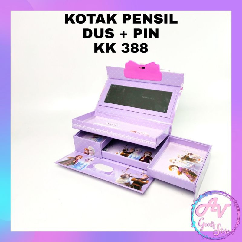 Kotak Pensil / Kotak Pensil Dus Pin Susun Karakter Hologram 3D / Tempat Pensil Dos Kode-5