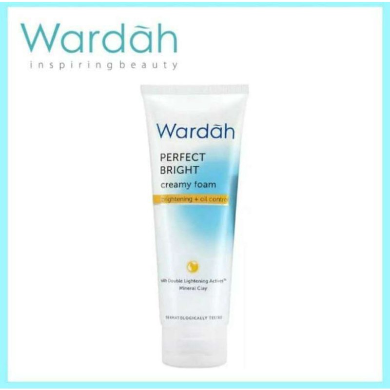 Wardah perfect bright oil control - facial foam Wardah - Wardah perfect briht creamy foam