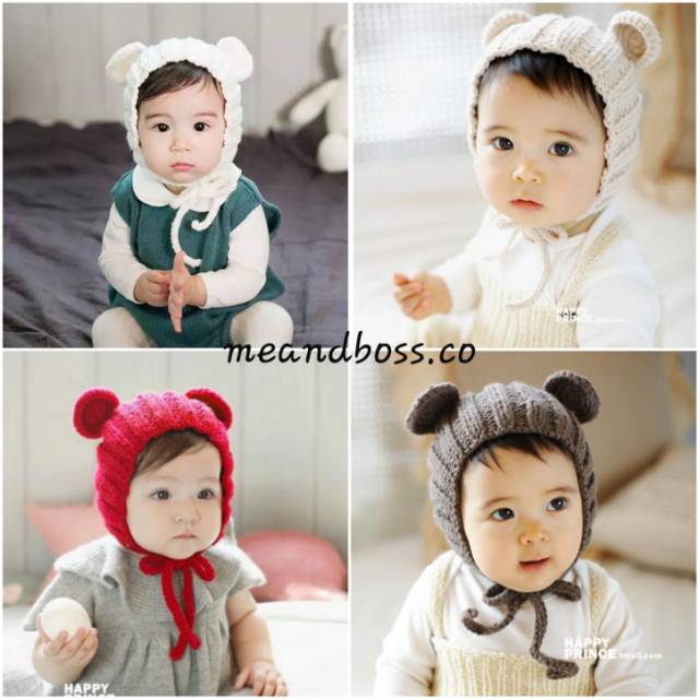 TP6-RAJUT MOUSE Topi Anak Bayi Unisex