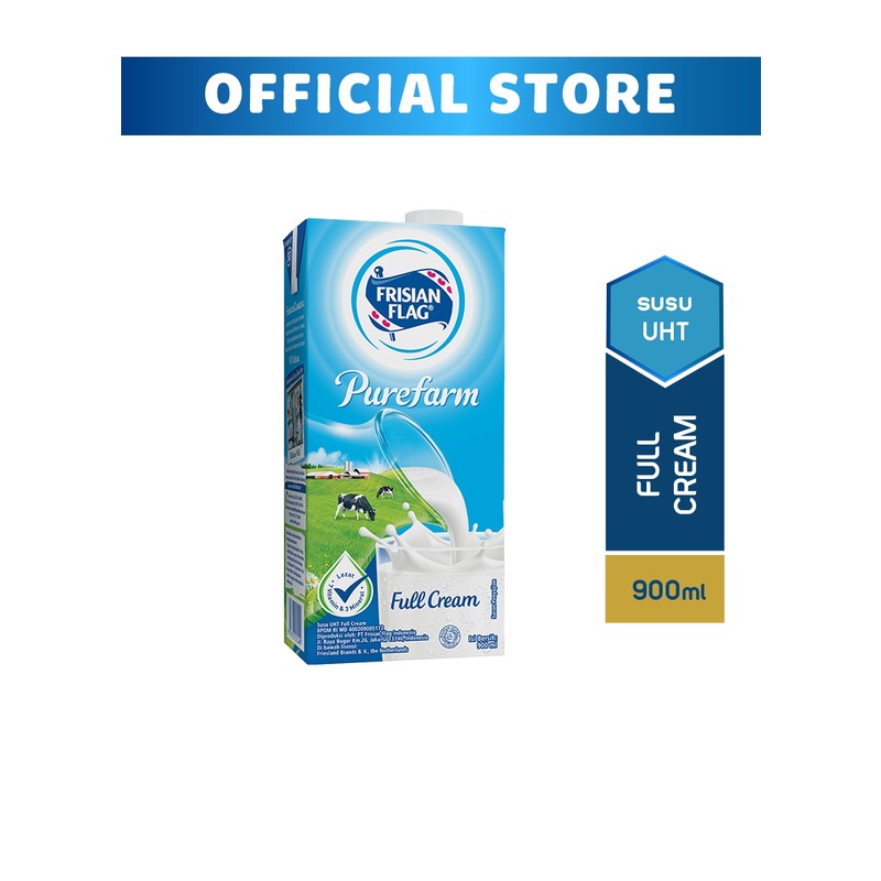 

Frisian Flag Susu Cair Uht Full Cream 900Ml - Alhanan/04