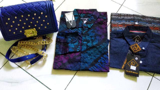 Shineclothes Baju Kemeja Panjang Batik Slimfit M-xl
