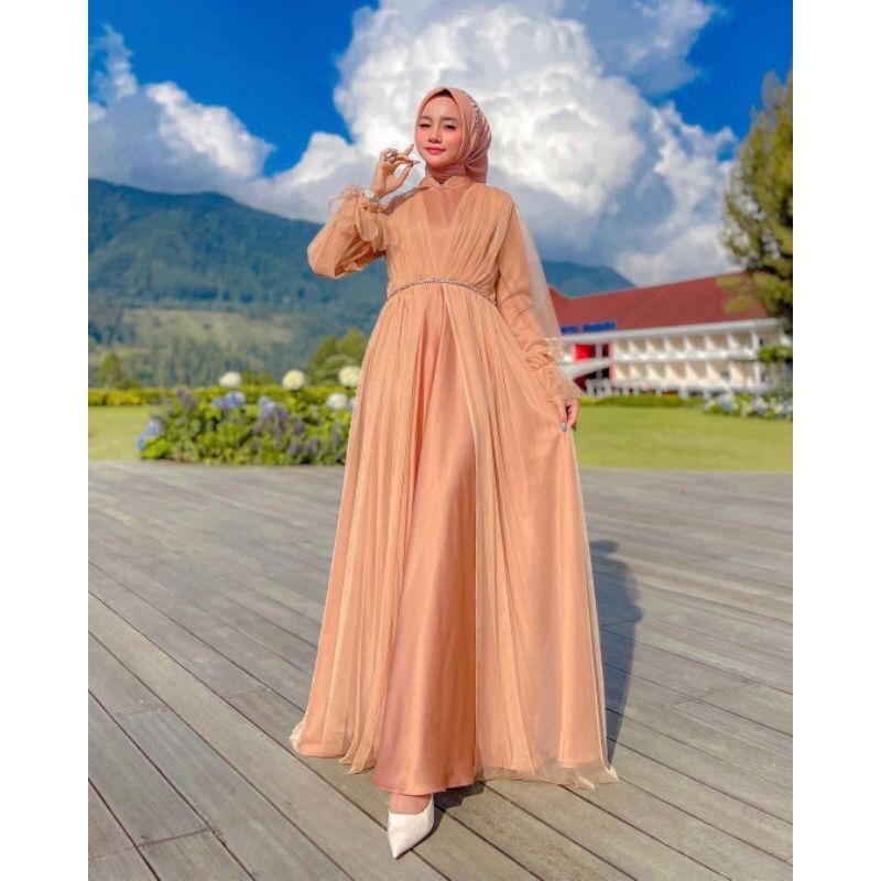 DARA DRESS / DRESS PESTA KONDANGAN MEWAH / DRESS MUSLIM KONDANGAN ELEGAN MEWAH / Dress tile / Dress 