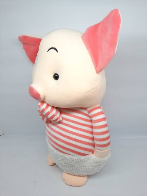 Boneka karakter babi cute impor standing pig 40cm