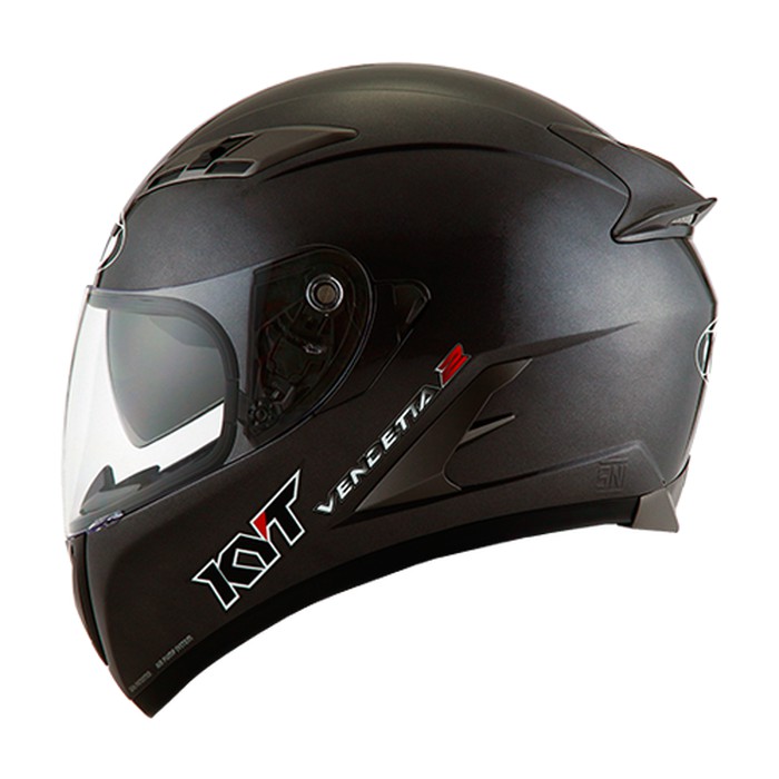 Helm KYT Vendeta 2 Full Visor Black Solid Doff / Glossy Vendetta 2