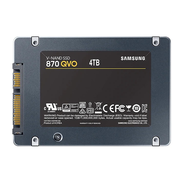 SAMSUNG SSD 870 QVO 4TB 2.5 Inch SSD SAMSUNG 870 QVO 4TB Resmi