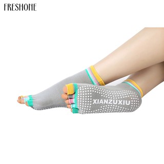  Kaos  Kaki  Lima Jari Anti  Slip  Bahan Breathable Untuk Yoga  