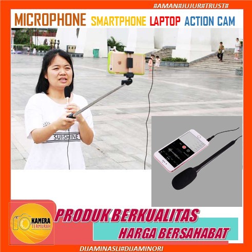 Microphone Mic for Smartphone / Laptop / Action Camera
