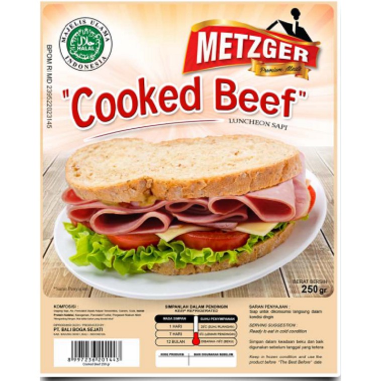 

HAM SAPI MATANG METZGER COOKED BEEF SLICE 150GR