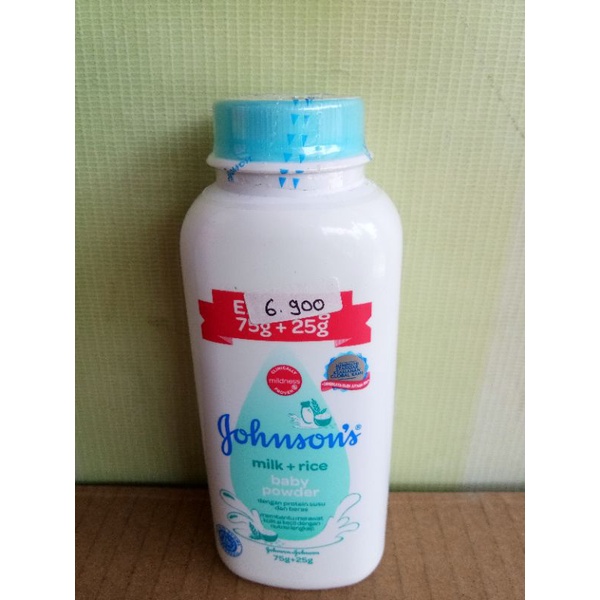 JOHNSONS BABY POWDER BEDTIME, MILK+RICE, BLOSSOMS, ACTIVE FRESH 100GR